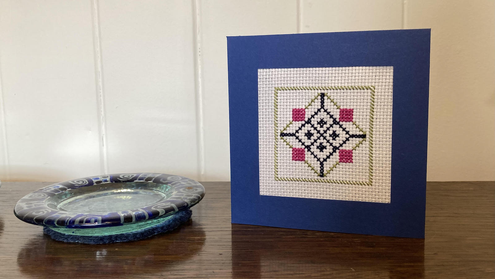 Tatreez embroidery pomegranate design