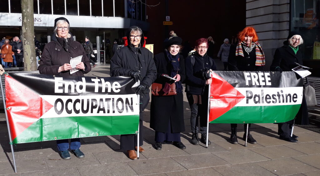 Leeds Women in Black vigil